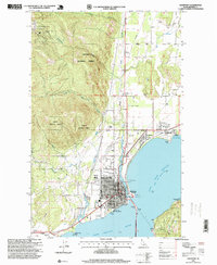 Sandpoint 1996 topographic map thumbnail
