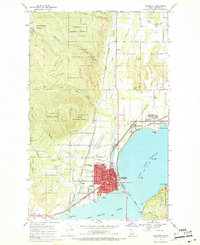 Sandpoint 1968 topographic map thumbnail