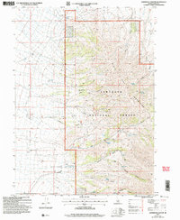 Sandrock Canyon 2001 topographic map thumbnail