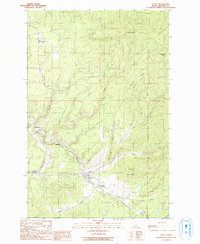 Santa 1990 topographic map thumbnail
