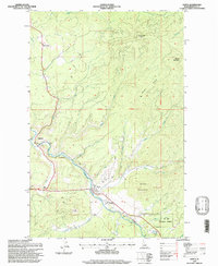 Santa 1995 topographic map thumbnail