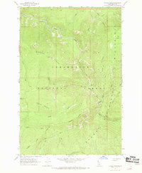 Savage Ridge 1966 topographic map thumbnail