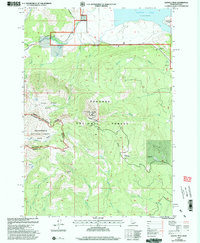 Sawtell Peak 1997 topographic map thumbnail