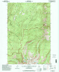 Sawyer Ridge 1995 topographic map thumbnail