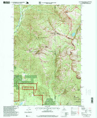 Scotchman Peak 1996 topographic map thumbnail