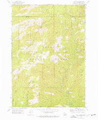 Scott Creek 1972 topographic map thumbnail