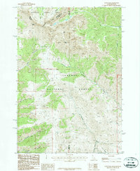 Scott Peak 1987 topographic map thumbnail