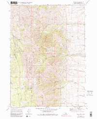 Scout Mtn 1968 topographic map thumbnail