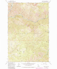 Scurvy Mtn 1965 topographic map thumbnail