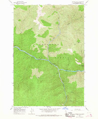 Selway Falls 1966 topographic map thumbnail