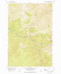 Selway Falls 1966 topographic map thumbnail