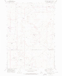 Serviceberry Butte 1972 topographic map thumbnail