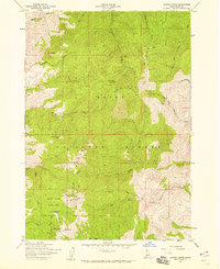 Shafer Butte 1957 topographic map thumbnail