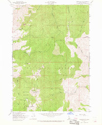 Shafer Butte 1957 topographic map thumbnail