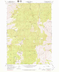 Shafer Butte 1957 topographic map thumbnail