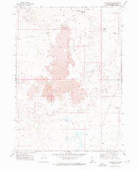 Shale Butte 1972 topographic map thumbnail