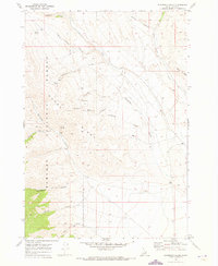 Shamrock Gulch 1969 topographic map thumbnail