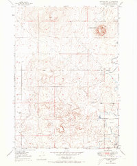 Shattuck Butte 1949 topographic map thumbnail