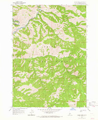 Sheep Creek 1964 topographic map thumbnail