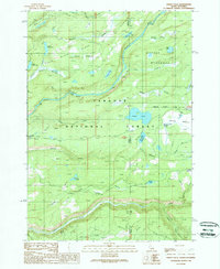 Sheep Falls 1989 topographic map thumbnail