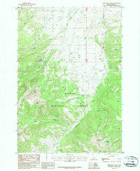 Sheephorn Peak 1987 topographic map preview