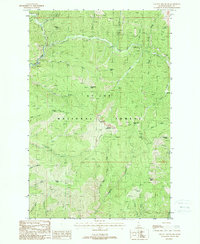 Shefoot Mountain 1988 topographic map thumbnail