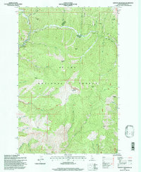 Shefoot Mountain 1995 topographic map thumbnail