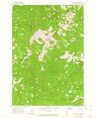 Shellrock Peak 1962 topographic map thumbnail