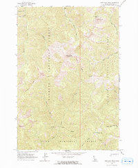 Shellrock Peak 1962 topographic map preview