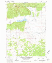 Sheridan Reservoir 1965 topographic map thumbnail