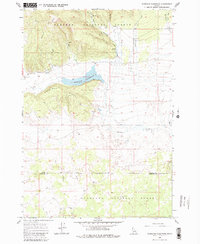 Sheridan Reservoir 1965 topographic map thumbnail