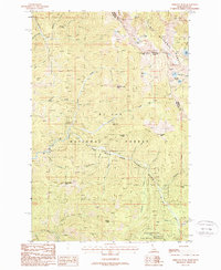 Sherlock Peak 1988 topographic map thumbnail