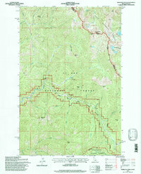 Sherlock Peak 1995 topographic map thumbnail