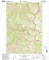 Shewag Lake 1997 topographic map thumbnail