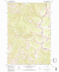 Shewag Lake 1966 topographic map thumbnail