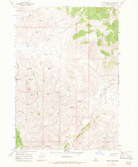 Short Creek 1967 topographic map thumbnail