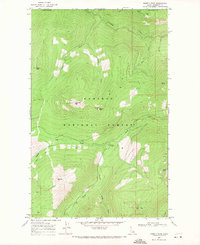 Shorty Peak 1969 topographic map thumbnail