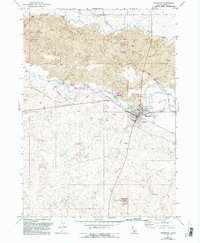 Shoshone 1971 topographic map thumbnail