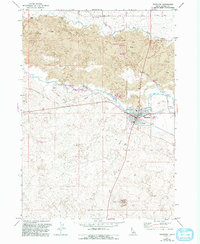 Shoshone 1971 topographic map thumbnail