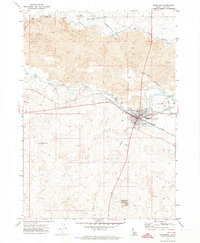 Shoshone 1971 topographic map thumbnail