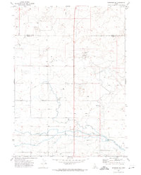 Shoshone SW 1971 topographic map thumbnail