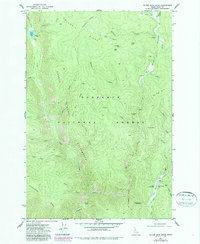 Silver Spur Ridge 1977 topographic map thumbnail