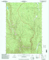 Silver Spur Ridge 1995 topographic map thumbnail