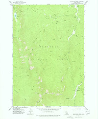 Silver Spur Ridge 1977 topographic map thumbnail