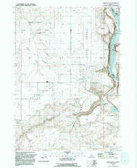 Sinker Butte 1992 topographic map thumbnail