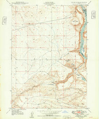 Sinker Butte 1949 topographic map thumbnail