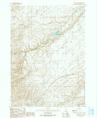 Sinker Canyon 1990 topographic map thumbnail