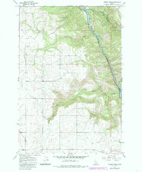 Sixmile Creek 1967 topographic map thumbnail