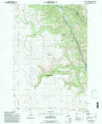 Sixmile Creek 1994 topographic map thumbnail