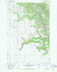 Sixmile Creek 1967 topographic map thumbnail